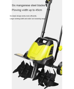 Multifunctional-Garden-Rotary-Cultivator-Bulldozer-Agricultural-Rotary-Tiller-Electric-Small-Scale-Scarifier-Plow